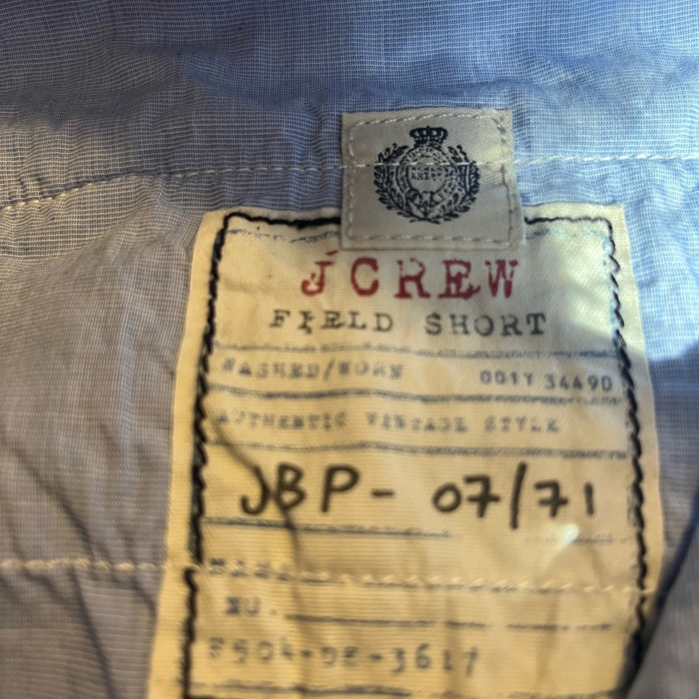 J.Crew Blue Plaid Patchwork Shorts - image 8